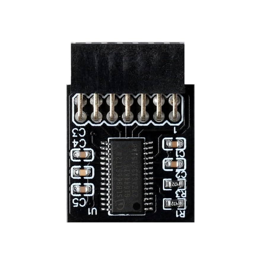 Amazon.com: Yeiwenl TPM 2.0 Module TPM LPC 14Pin Module for