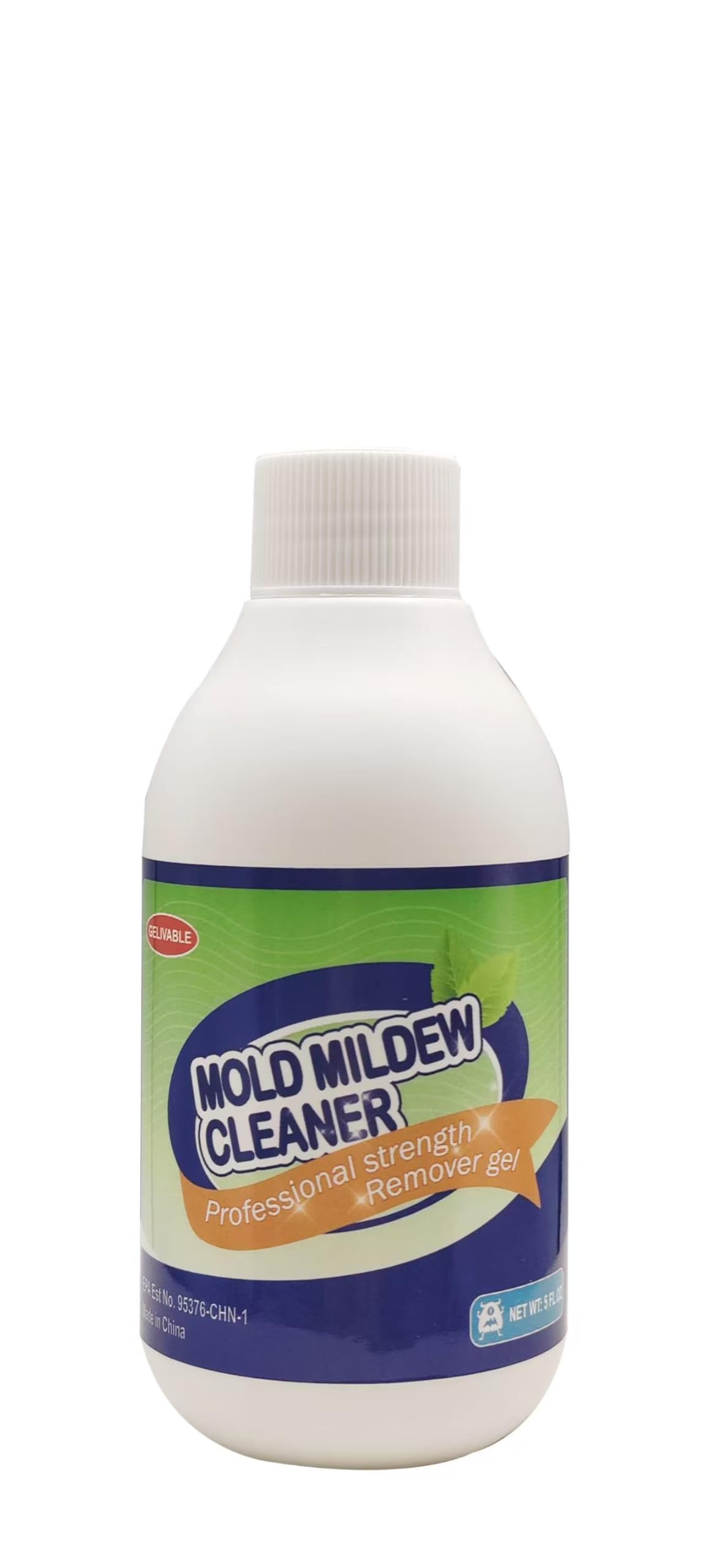 GELIVABLE Mold Mildew Cleaner Gel Household Cleaner for Wall Tiles Grout Sealant Bathroom Cleaning Home Kitchen Sinks Cleaning - 5Fl.Oz (Pack of 1)