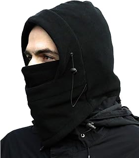 Gajraj Unisex Polar Fleece Thick Warm Full Cover Face Mask/Winter Cap Price In India