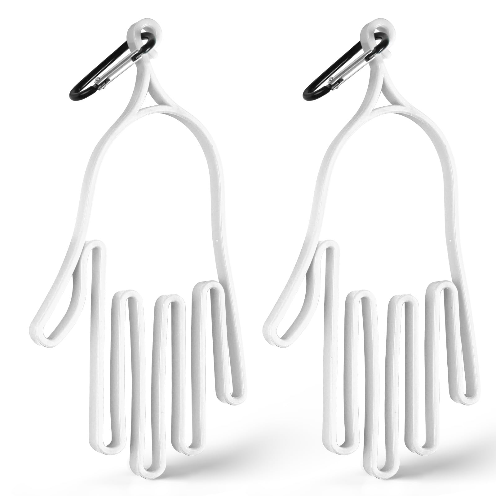 FINGER TEN Golf Gloves Stretcher Holder Hanger Keeper Dryer Shaper Tool Accessories Durable Glove Support Frame Guardian Hook to Bag Gifts for Men