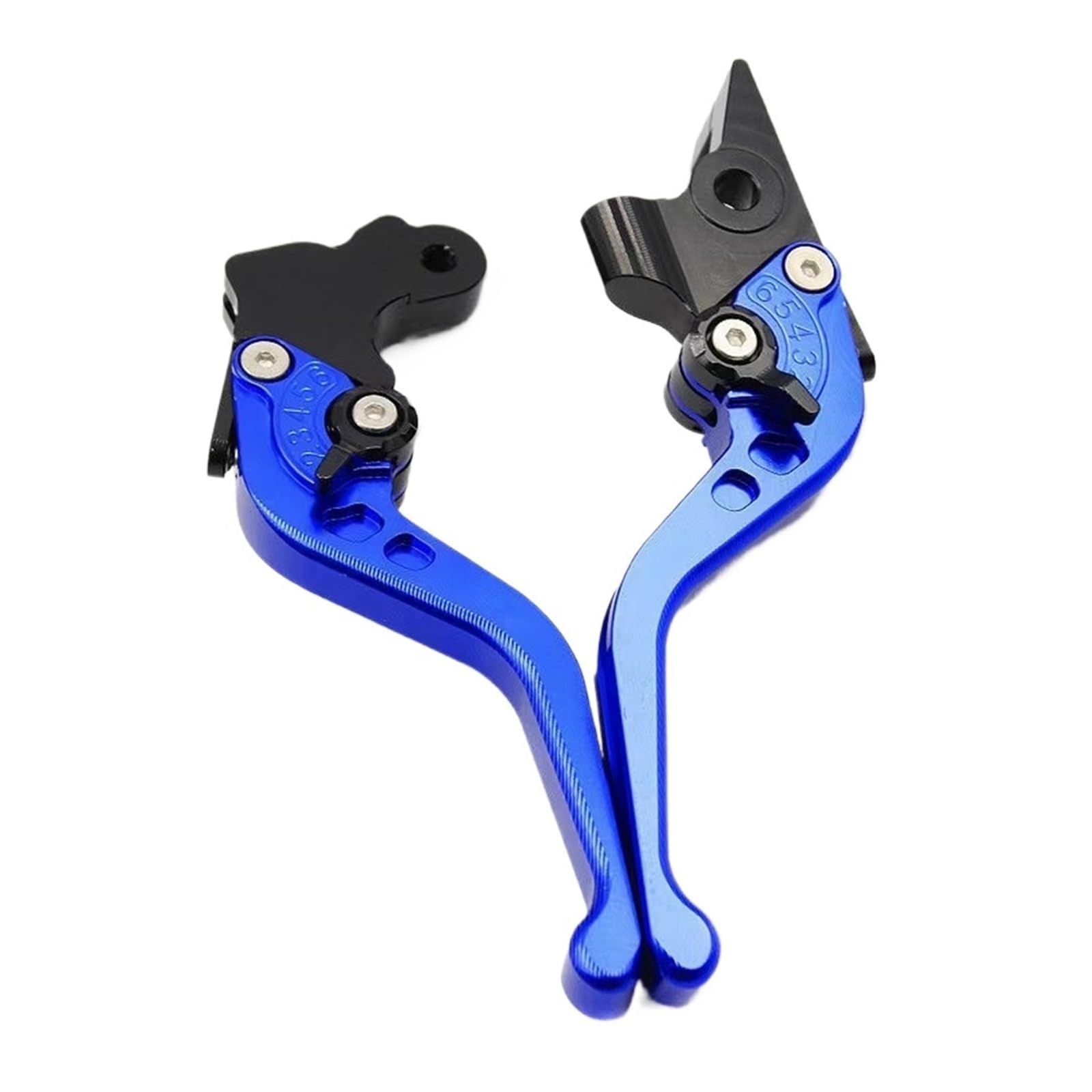 Dzqmosfih Blue Adjustable Racing Motorcycle Brake Clutch Levers For 650 Gt650 Accessories
