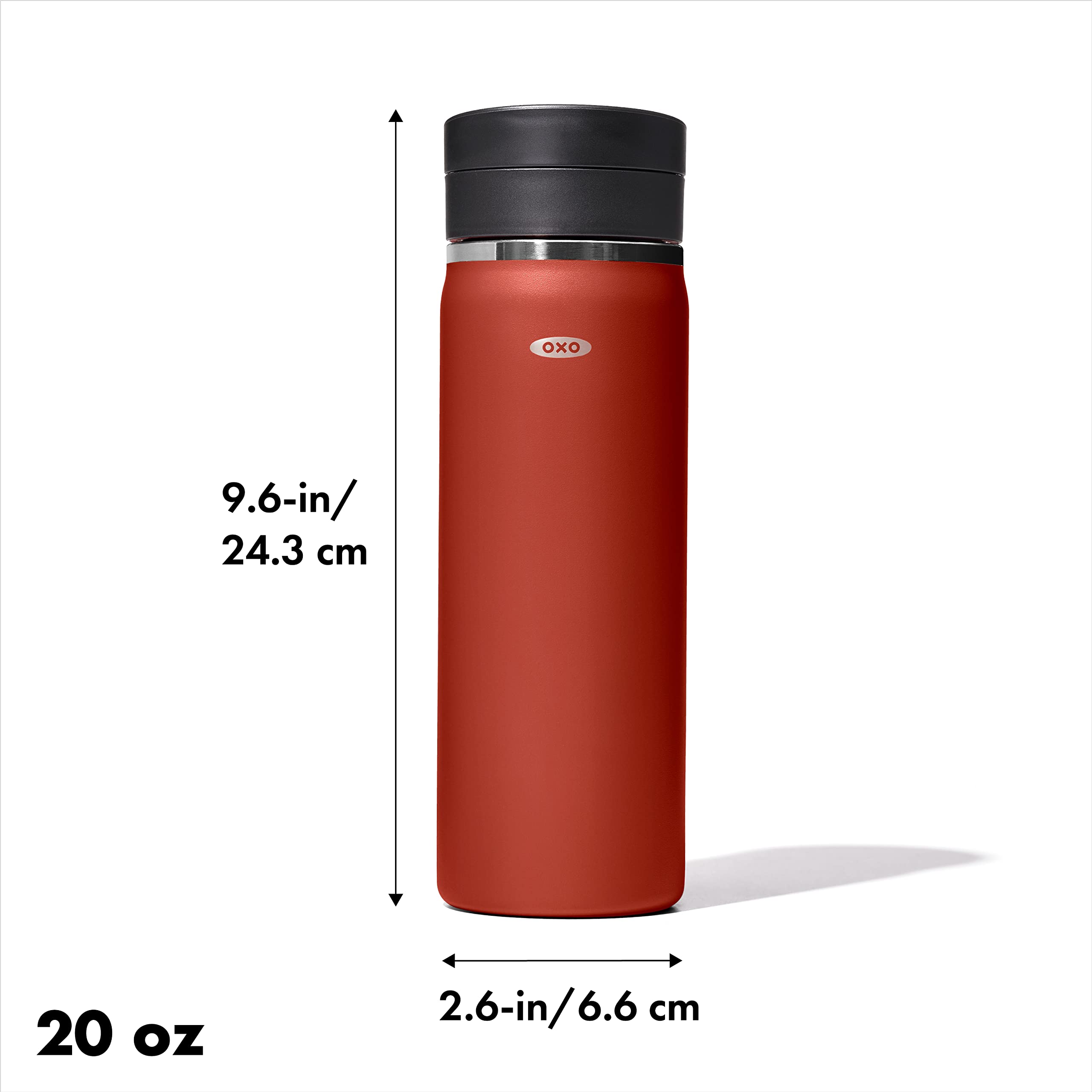 Amazon.com: OXO Good Grips 20oz Travel Coffee Mug With Leakproof  SimplyClean Lid - Terra Cotta: Home & Kitchen