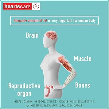 HeartsCare C1 Plus Total Cholesterol Meter Test Kit at Home with TC 10 count with 3D bluetooth HeartsHome app.