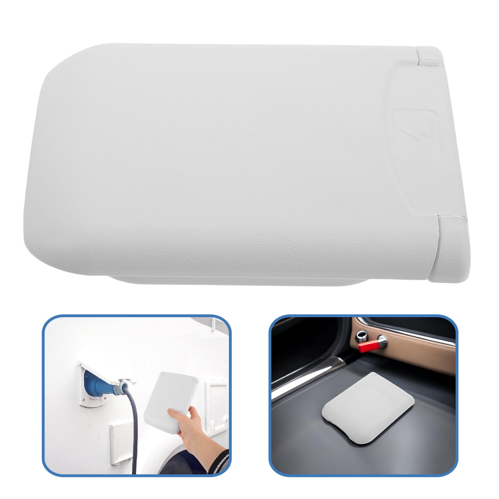 Mobestech Scatola di Distribuzione Alimentazione in Plastica ABS Resistente alle Intemperie Bianca Facile Installazione per Camper e Barca per Viaggi Marini e Campeggio
