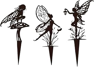 Decorative Garden Stakes, Fairy Garden Statues for Home and Garden (3)