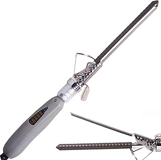 Concepta Hair Curler Machine for Women – Ceramic Iron Rod & Brush Styler Curling Iron, Machine Stick, and Roller (Silver) Price In India
