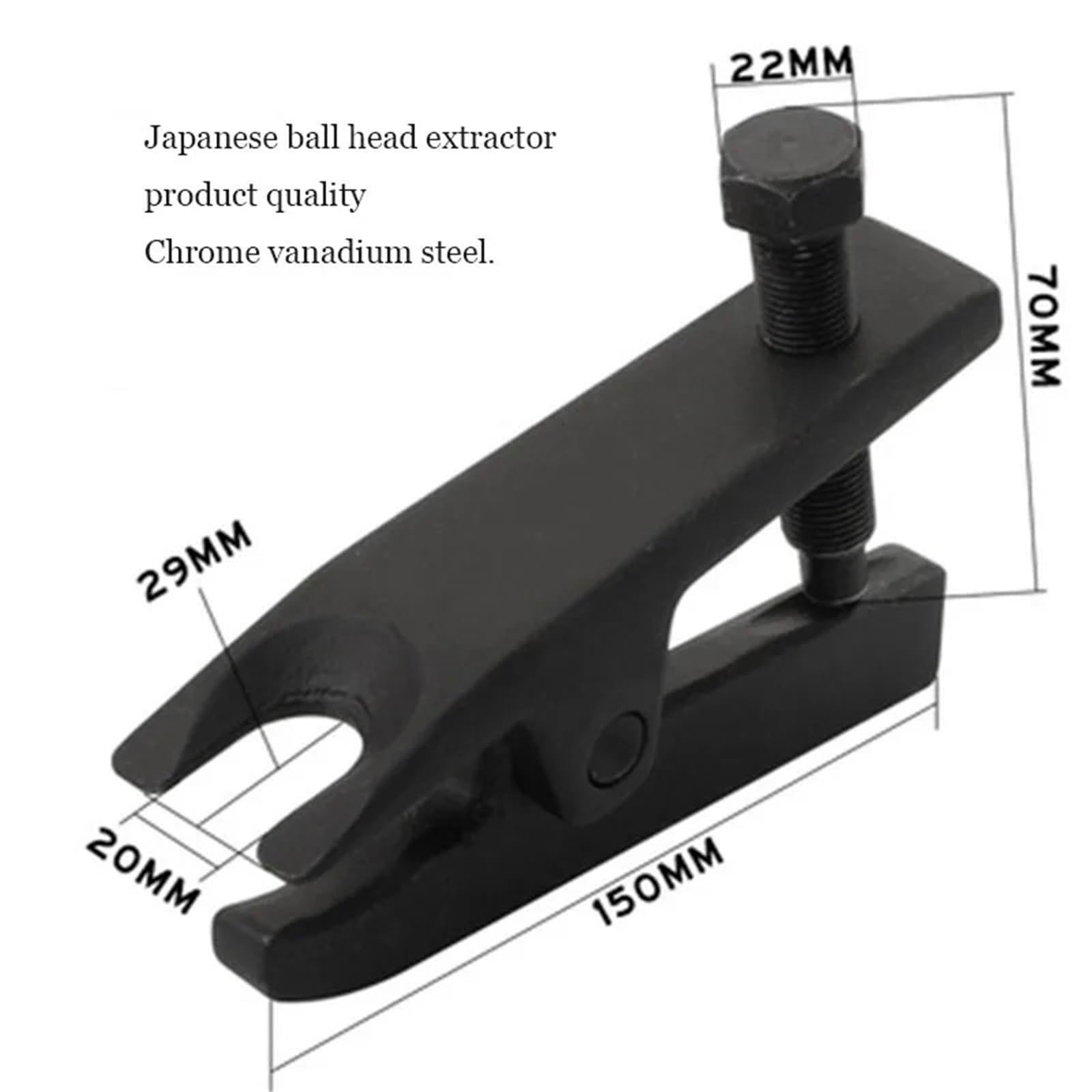 Sway Bar Przegub Kulowy Zestaw Wielofunkcyjne narzędzie do zdejmowania głowicy kulowej, ściągacz głowicy kulowej dolnego wahacza, ściągacz głowicy kulowej drążka kierowniczego(5)