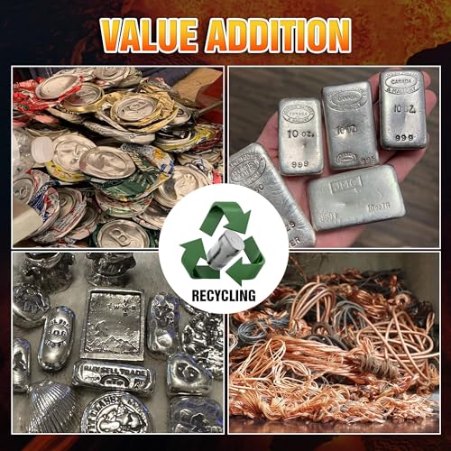 Nelyrho 6KG Portable Propane Melting Furnace Kit,2500℉ Stainless Steel by Nelyrho - Used condition - Image 8