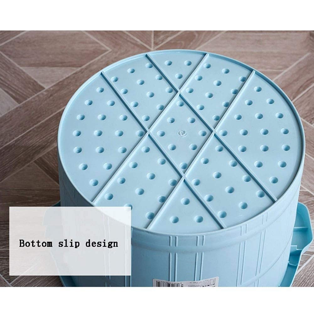 Wanienka do stóp, gruba, solidna plastikowa umywalka Spa do pedicure i masażu – idealna do moczenia stóp, paznokci u nóg (kolor: różowy) (różowy), kąpiel stóp To pursue happiness