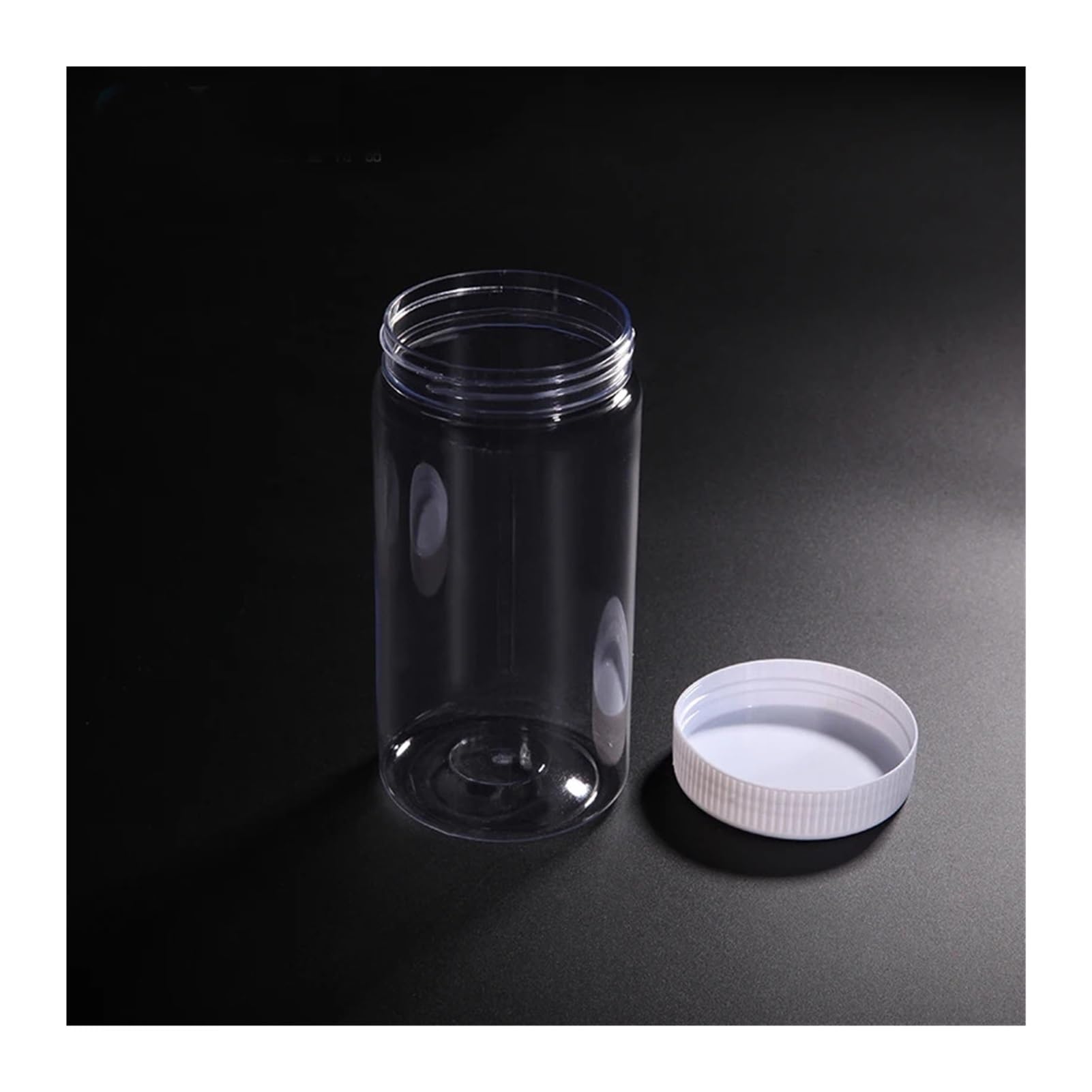 Transparente Probenflasche aus PET-Kunststoff, Probenfläschchen aus Polyester, fünf Typen (1,2,3,4,5)(Type4 80mL 20pcs)