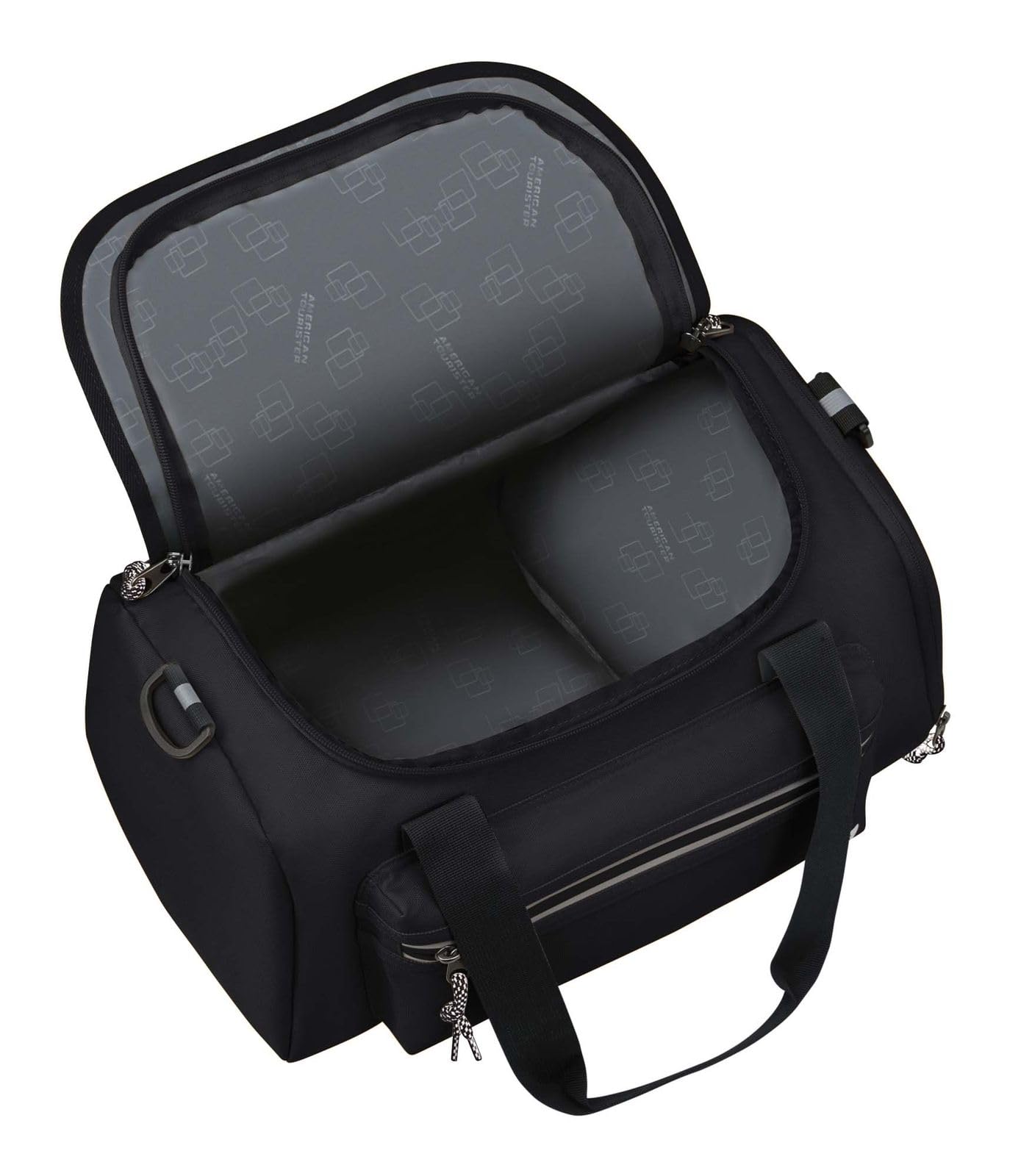 American Tourister Brightup - Ryanair Borsa da viaggio, 25 x 20 x 40 cm, 22 L, Nero (Black)