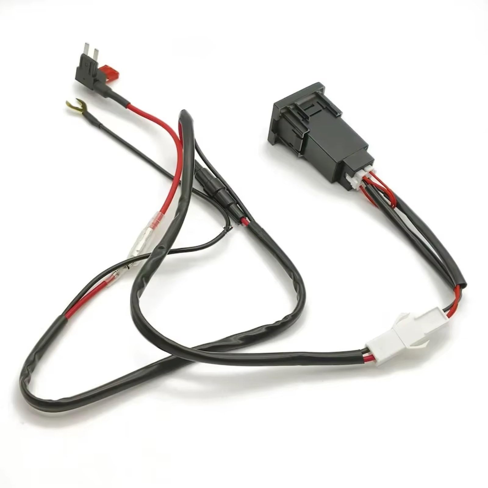 Conector USB Consola Compatible Con VW Para T5 2003-2008 Cargador Coche Puerto Carga Teléfono Adaptador Salida PD QC3.0 Puerto USB Coche