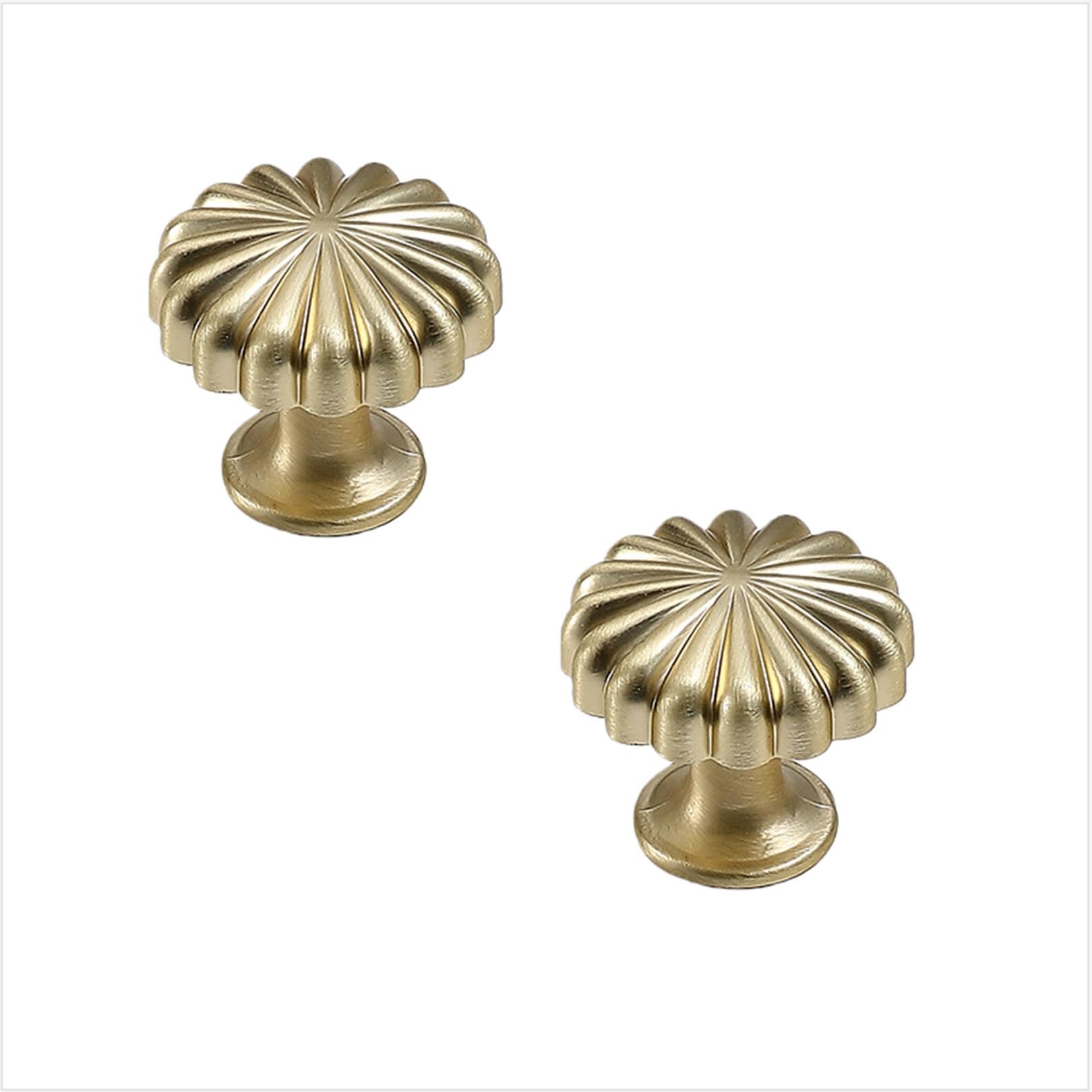 zcru004 Furniture Handle Zinc Alloy Cupboard Handles Kitchen Cabinet Handle Finger Edge Pull DrawerHandles 2 Pieces (Single Hole,Copper)