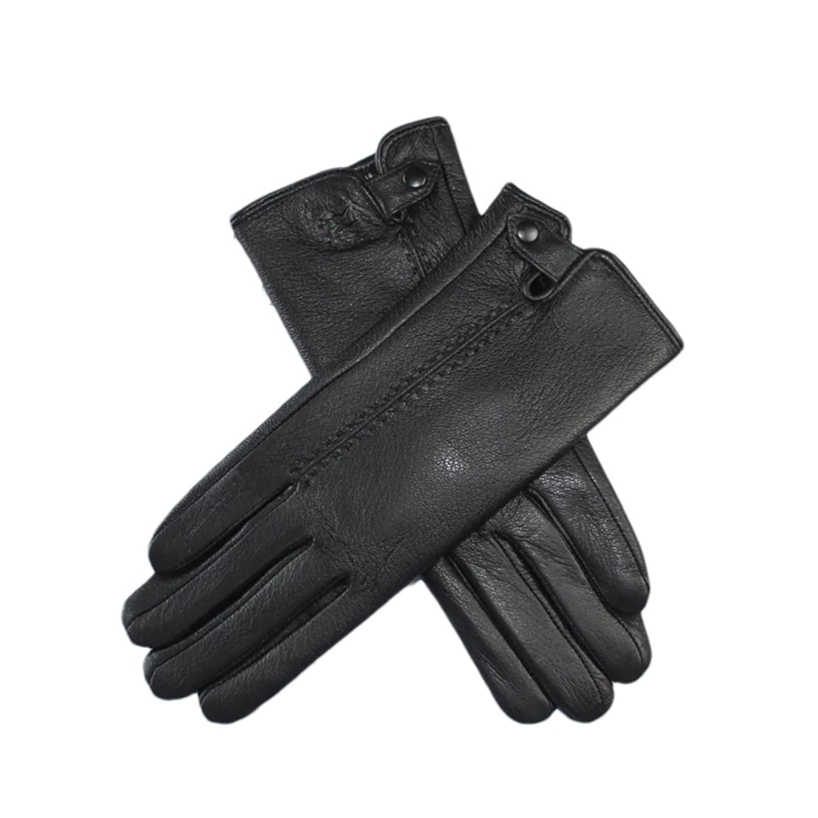 Mnjyihy Guanti Da Donna In Pelle Di Daino Guanti Da Guida In Pelle Da Equitazione Con Fodera In Pile Corallo Caldo Per Esterni