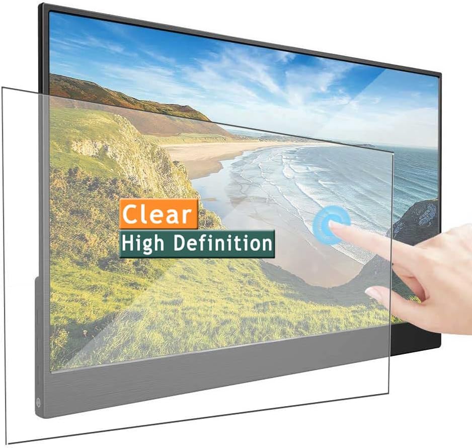 Vaxson3-Pack Screen Protector, compatible with BLAVOR 15.6" Monitor, TPU Guard Film Protectors Sticker [NOT Tempered Glass] New