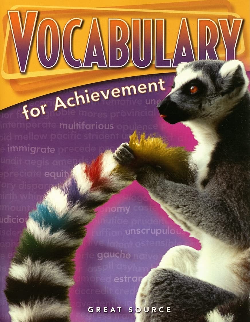 Vocabulary for Achievement: Student Edition Fourth Course      4th Edition