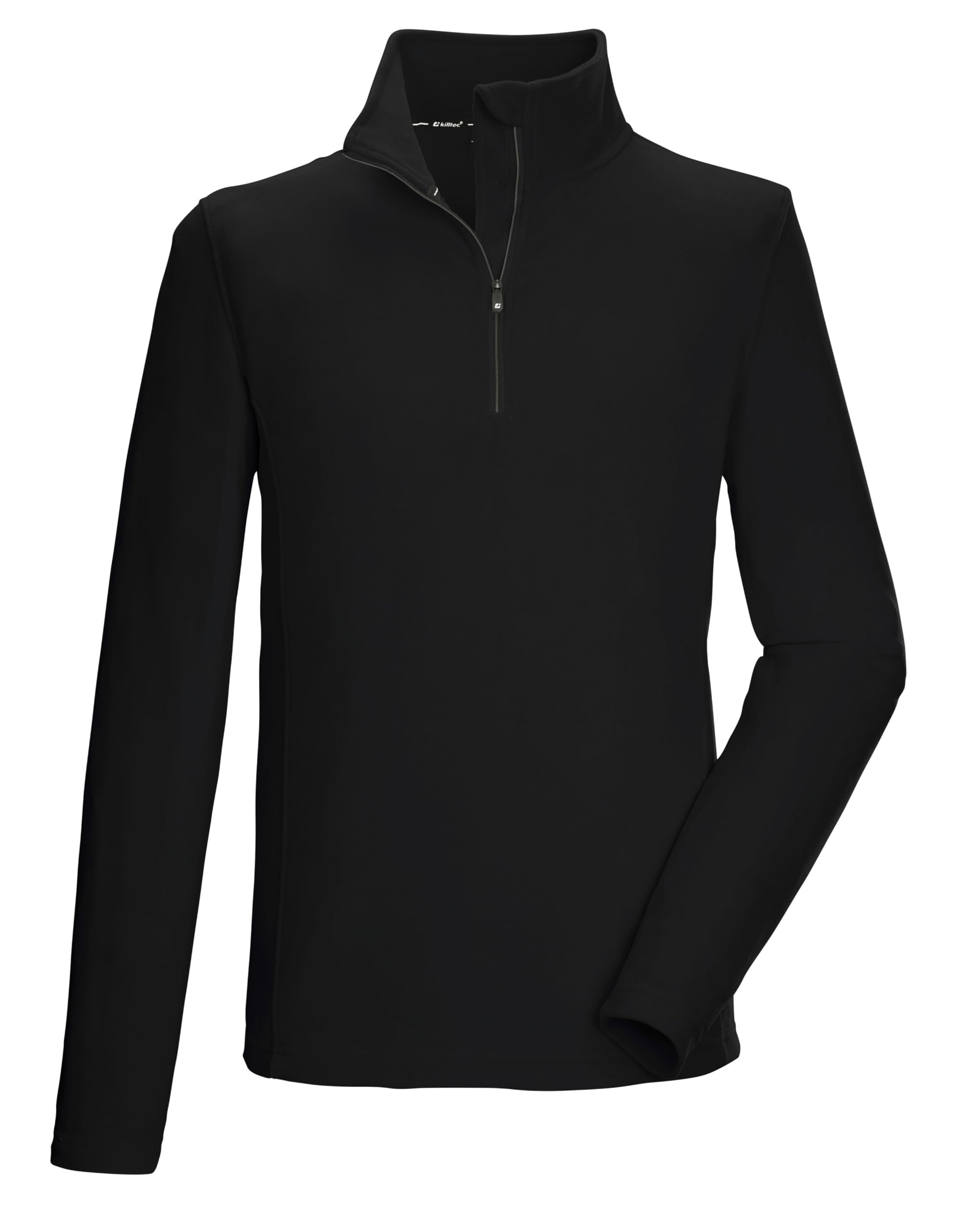 Killtec KSW 99 MN FLC SHRT 40878-000 Men's Fleece Shirt with Stand-Up Collar and Zip XL Black