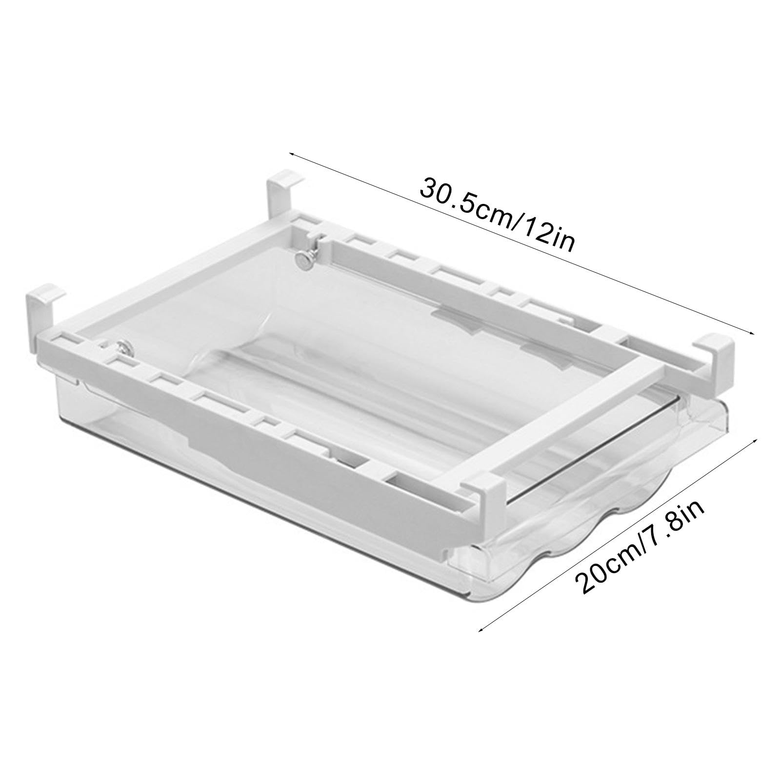 MRKU Caja organizadora de Cesta para Nevera de Cocina, cajón extraíble para Huevos, Nevera, contenedor Organizador