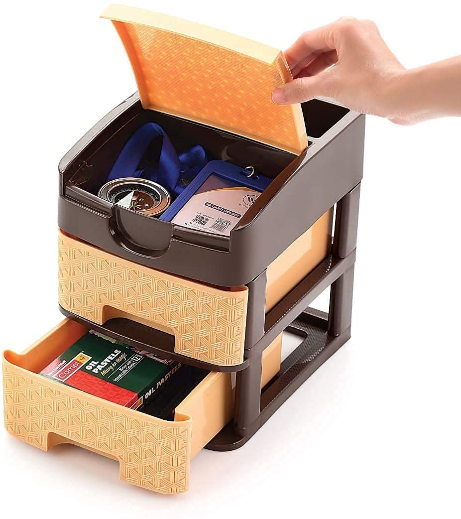 Tabloid 2 Multipurpose Drawer System Rack Home and 2 Layers Amazon.in