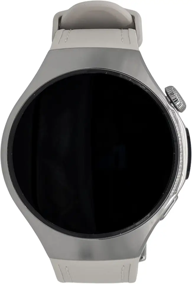 Huawei Watch 5, 42 mm Smartwatches, Multi-Sensing X-TAP Technology, SpO2 from Fingertip, Health Glance, eSIM, with ECG App, HRV, Two Battery Modes Up to 7 Days, Android and iOS, White
