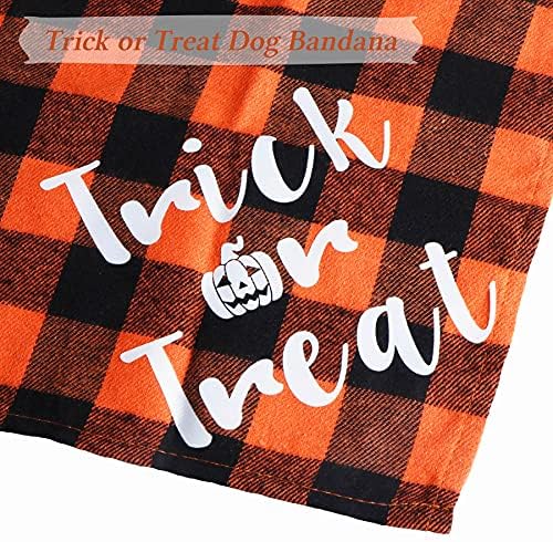 STMK Holiday Plaid Dog Bandanas, Halloween Thanksgiving Day Christmas Trick or Treat Turkey Taster Merry Christmas Dog Bandana for Halloween Thanksgiving Day Christmas Dog Puppy Costume Decorations