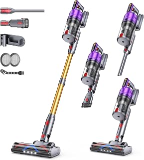 Aspirador escoba inalámbrica 680 W/55 KPA 75 minutos Autonomía,