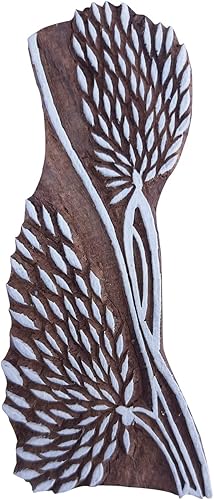 Miniatura 9 de Royal Kraft ESIGtag040 - Bloque de impresión de madera, tela de henna, papel textil de arcilla, sello de cerámica