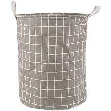 Large Capacity Foldable Cotton Linen Basket for Storing Dirty Laundry and Childrens Toy Efficiently Fabric Storage Container
