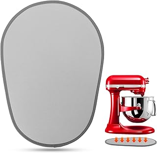 Mixer Sliding Mat for Kitchen Aid - Kitchen Counter Appliance Slider Mat Mixer Attachment for Kitchenaid 5-8 Qt Bowl Lift Stand Mixer, Mover Slider Pad Mixer Countertop Accessories, Grey - Buy now