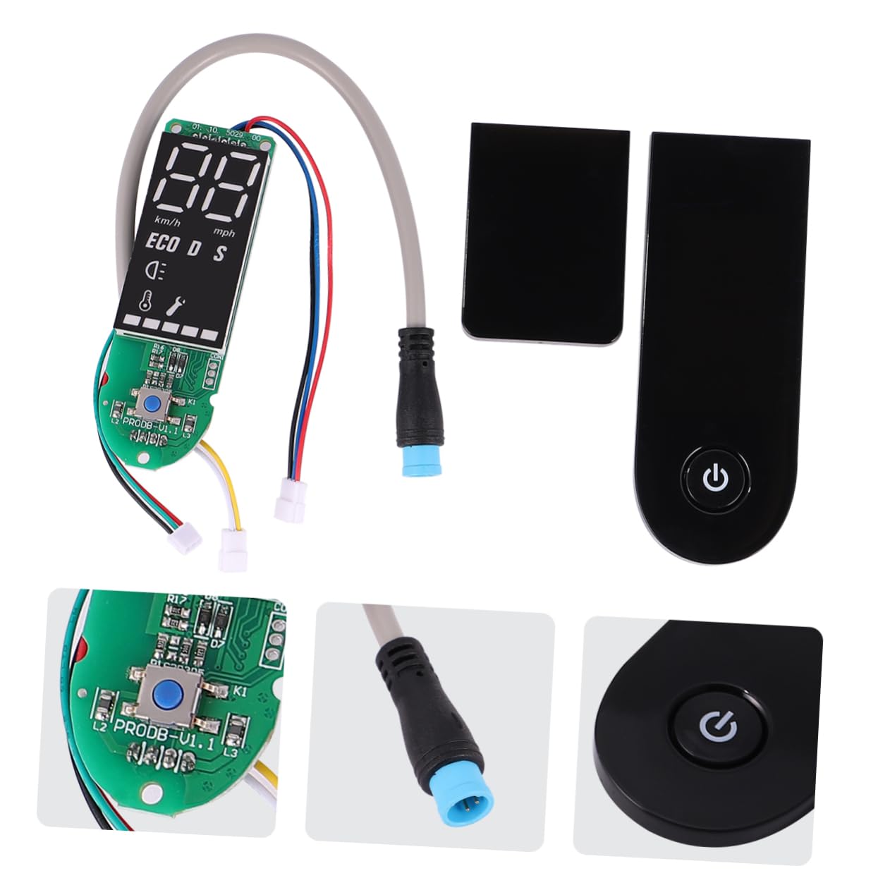 Toddmomy Scheda Elettronica e Strumento per Monopattino Elettrico Sostituzione Facile Materiale Resistente Compatibile e Pronto All Uso