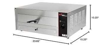 Wisco 561 Deluxe Pizza and Multipurpose Oven, 10.25 Height, 23.625 Width, 19.5 Length