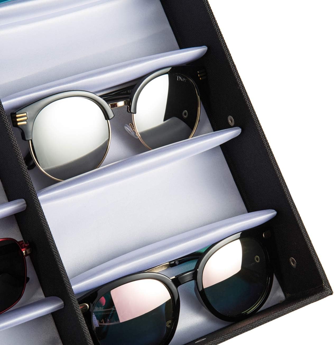 18 pcs Sunglasses Organizer Eyewear Display Storage Case Tray Multi Sunglasses Organizer for Women Men,Sunglasses Jewelry Collection Case MITPATY MITPATY