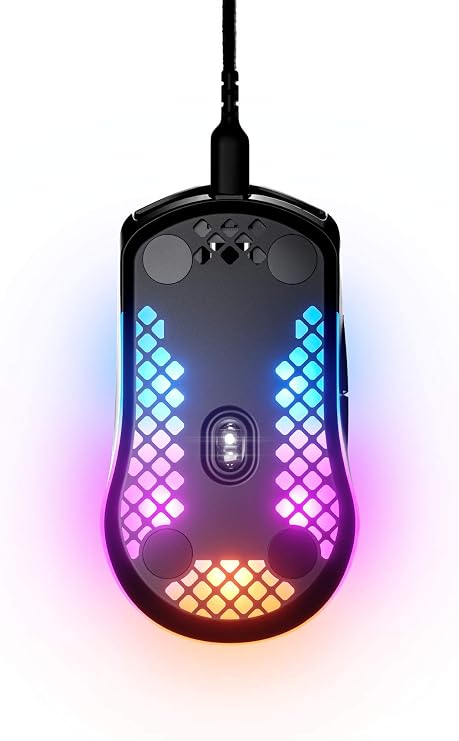 SteelSeries Aerox 3 - Ultra Light Gaming Mouse - 8,500 CPI TrueMove Core Optical Sensor - Waterproof - Black