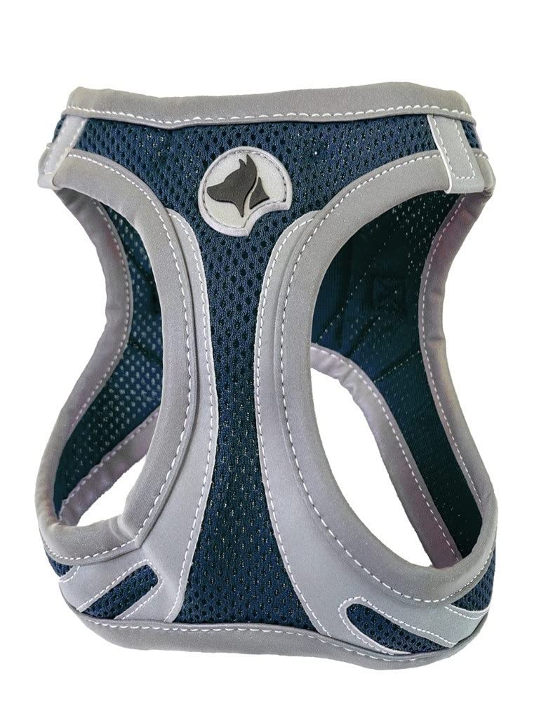 CROCI Hiking Harness Reflective Navy, Medium
