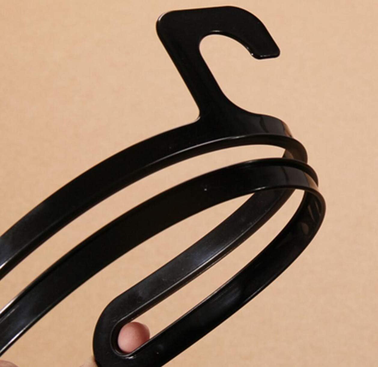 Plastic Hanger Black Color 50-Pack 37cm/14.6inch Durable & Space Saving Clothes Bulk Suit & Coat Closet Hangers for Clothing, Shirts, Pants, Dresses,Towe