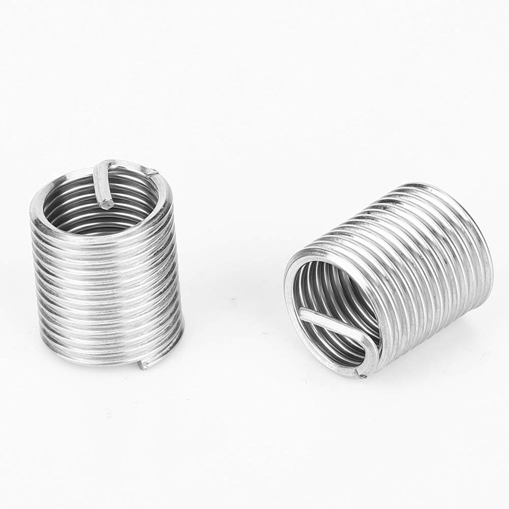 M10x1.25, 17 Pezzi Kit di Riparazione Filettatura Kit per Rifilettatura in Acciaio Inossidabile Set di Maschi per Pollici Femmina