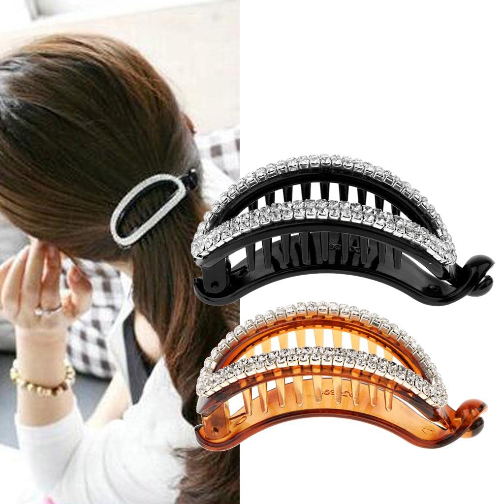 BNF Fashion Women Half Clip Banana Banana Banana Clip Ponetail Holder Clamp Black | Clothes, shoes and accessories | Women Accessories | hair accessories BNF Fashion Women Half Clip Banana Banana Banana Clip Ponetail Holder Clamp Black | Clothes, shoes and accessories | Women Accessories | hair accessories