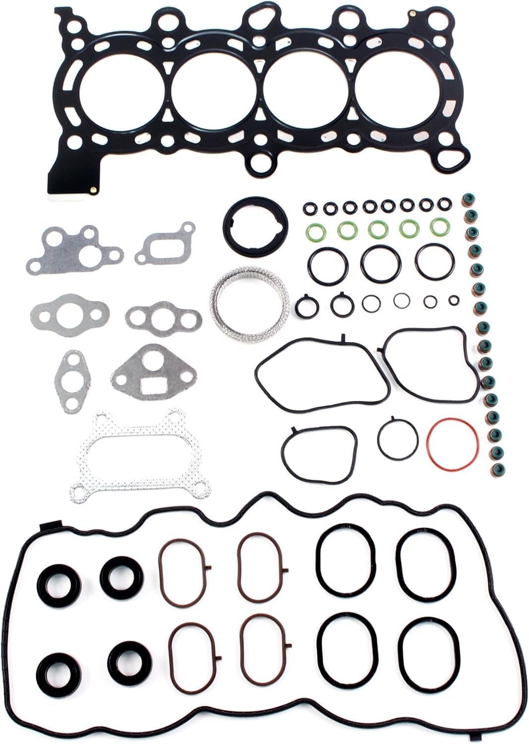 AUCERAMIC HS26397PT Engine Cylinder Head Gasket Set Replacement for 2006-2015 Honda Civic, 2016-2020 Honda HR-V 1.8L L4 Gas SOHC 12251R60U01 R18A1 R18A4
