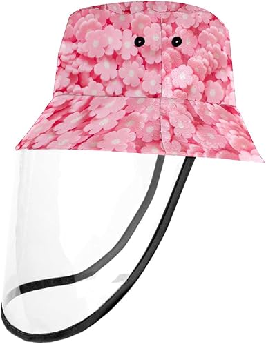 Pink Flower Bucket Hat for Women \u0026 Men 