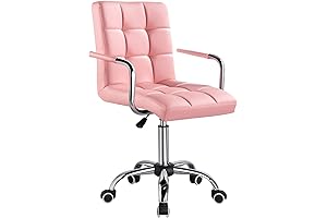 Yaheetech Pink Hair Chair: Style and Comfort for Your Workspace