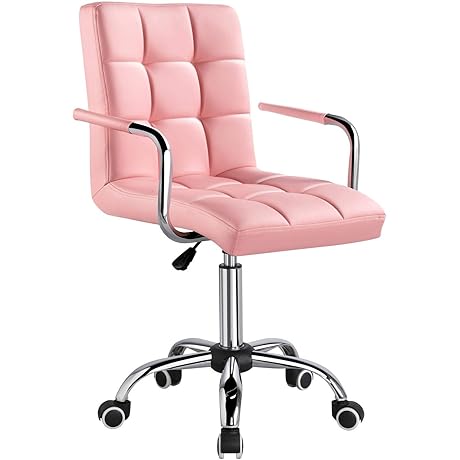Yaheetech Pink Hair Chair: Style and Comfort for Your Workspace
