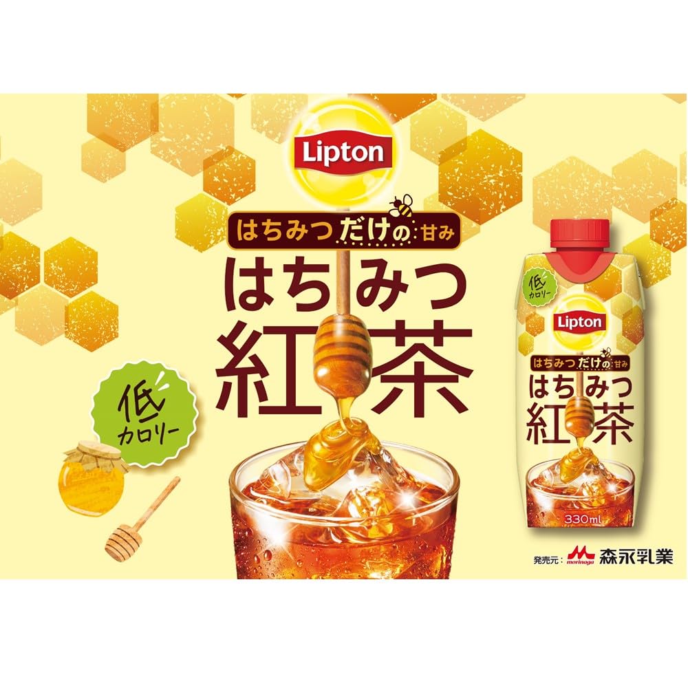 Amazon.co.jp: リプトン はちみつ紅茶 330ml×12本 [常温保存 紙パック