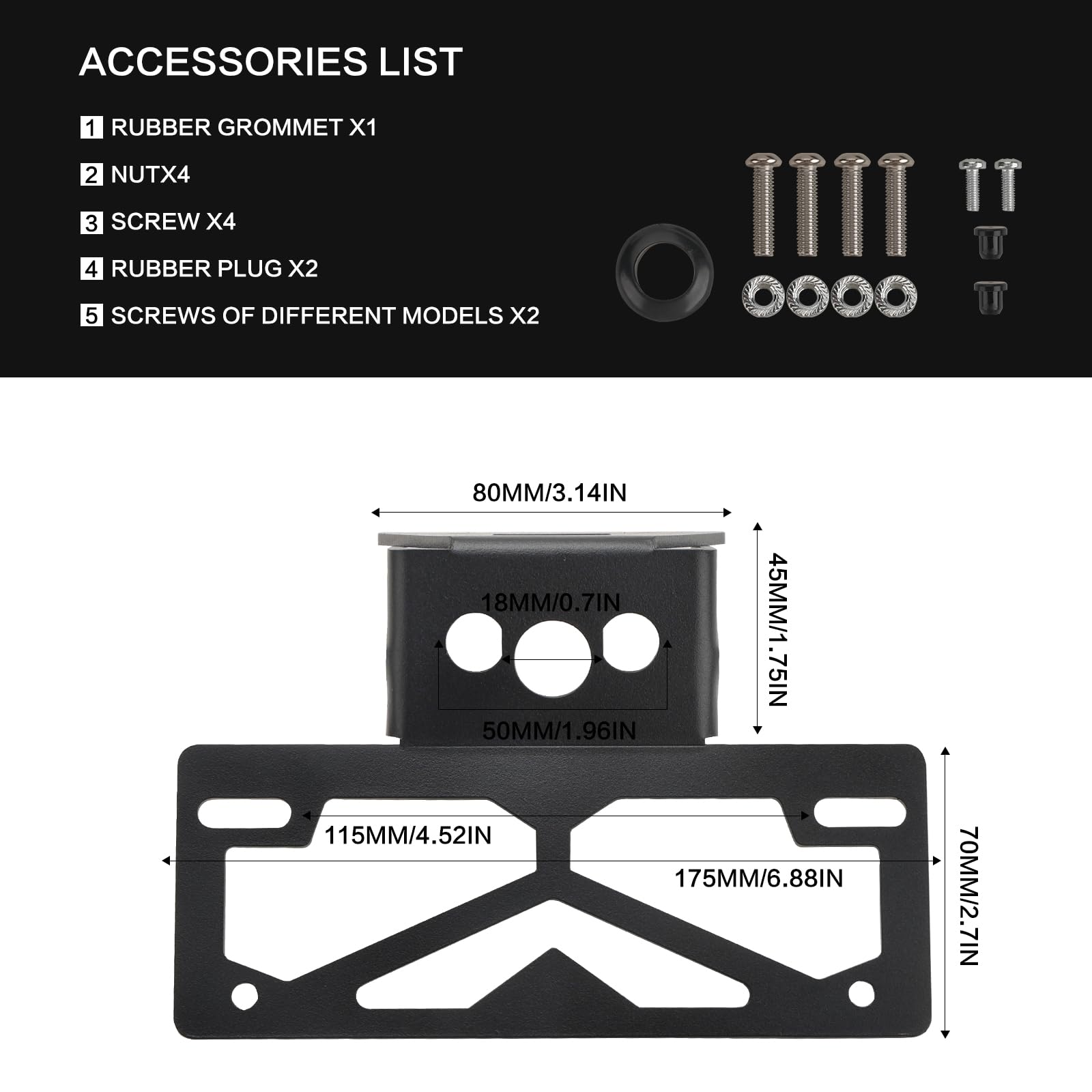 Amazon.com: SMOTRCC Ninja 500 Fender Eliminator Kit, Tail Tidy