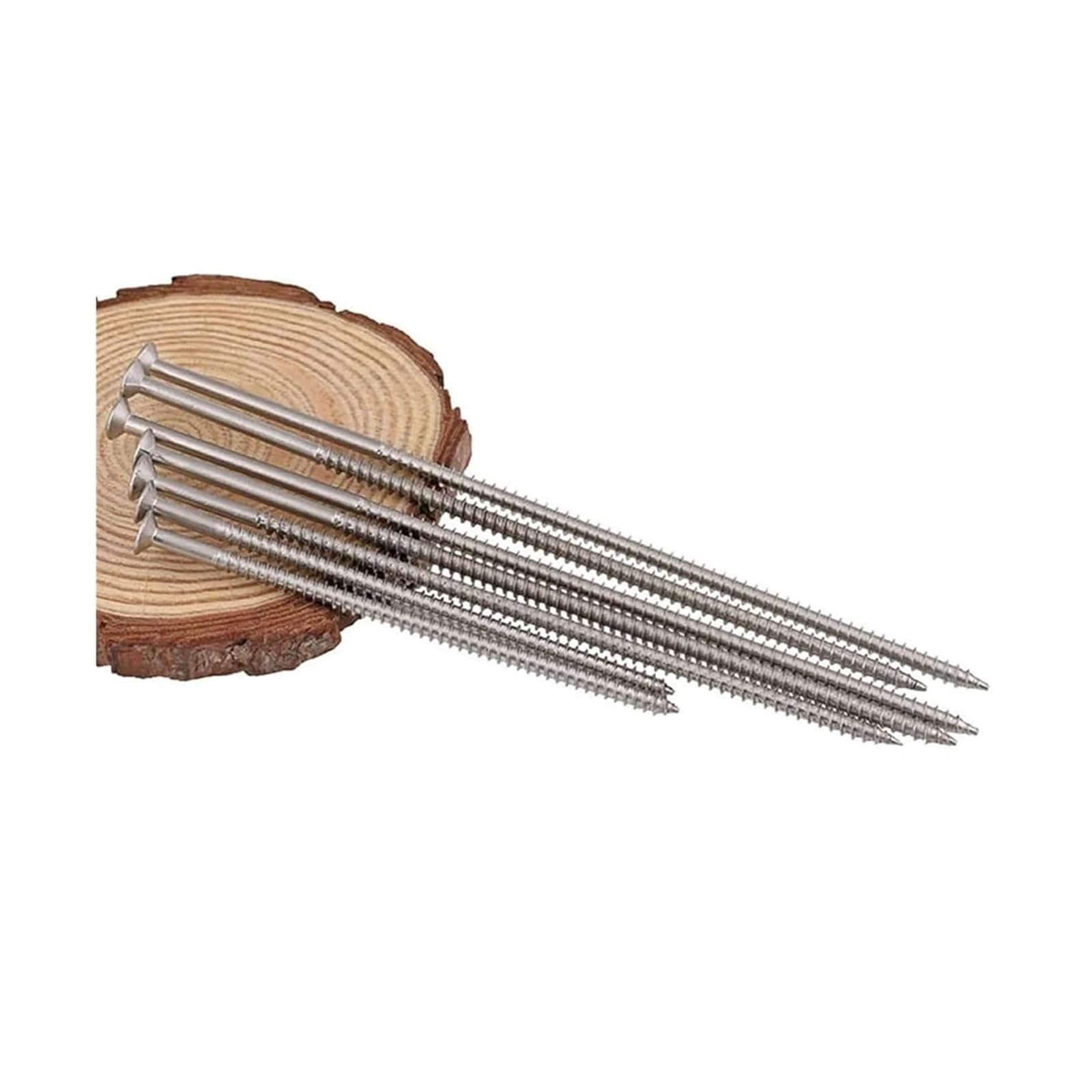 Phillips Tornillo largo de cabeza plana para madera KA de acero inoxidable avellanado en cruz tornillos M4-M8 10 piezas (color: 120 mm, tamaño: M4) (90 mm, M6)