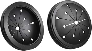 2Pcs Garbage Disposal Splash Guard Sink Baffle Disposal Replacement Waste Food Disposal Part for Whirlaway, Waste King, Sinkmaster and GE Models