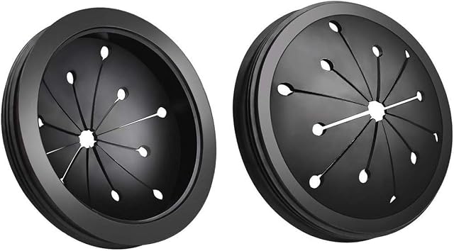 2Pcs Garbage Disposal Splash Guard Sink Baffle Disposal Replacement Waste Food Disposal Part for Whirlaway, Waste King, Sinkmaster and GE Models