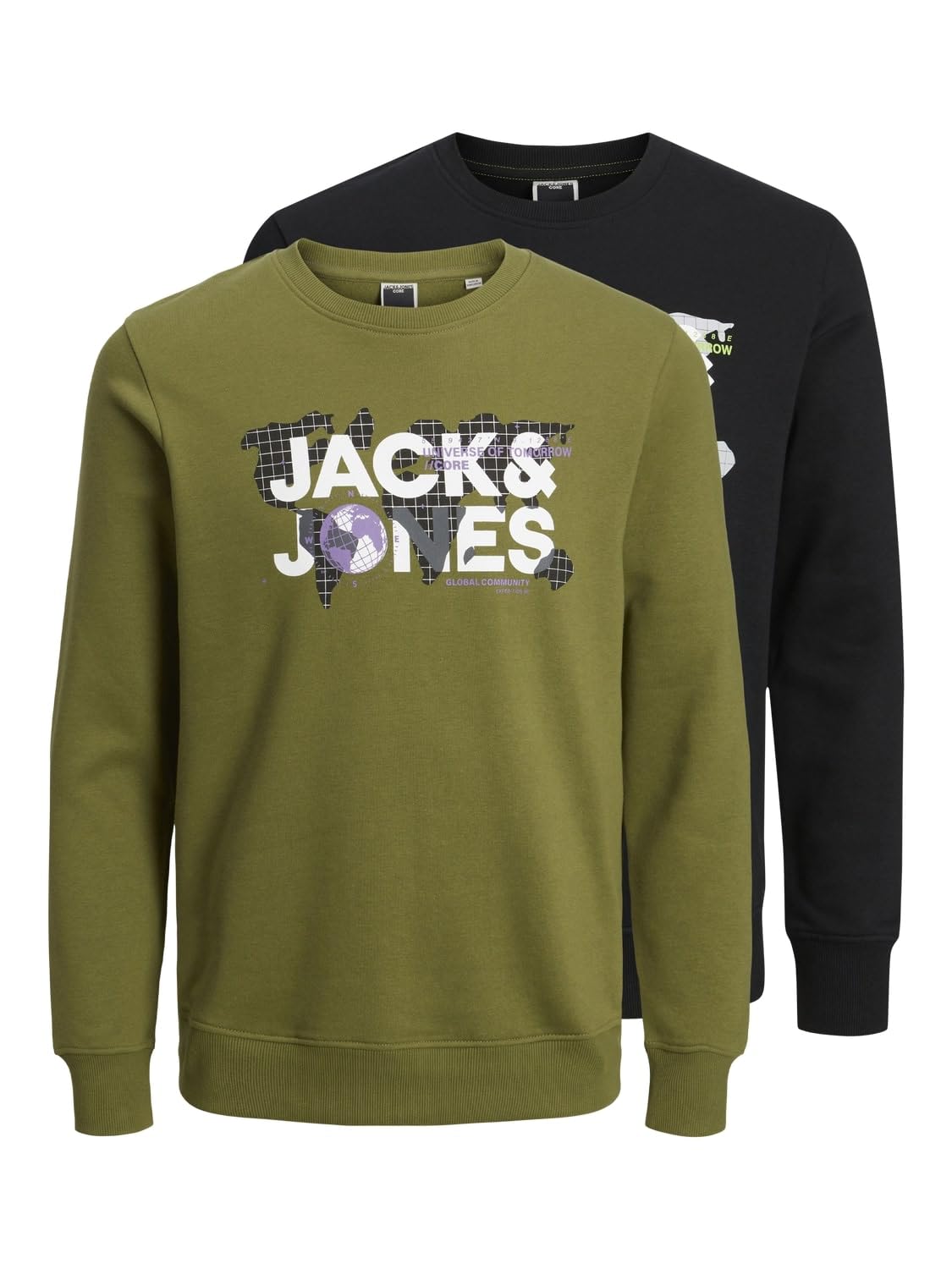 Erkek Sweatshirt Jcodust Sweat Hood Sn 2pk Mp