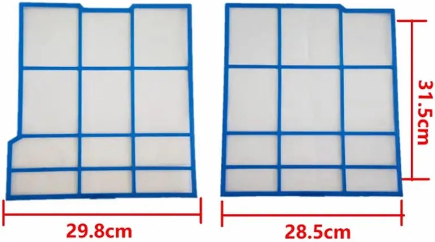2024 エアコンフィルターセット 左31.5X29.8cm 右31.5X28.5cm 日立対応