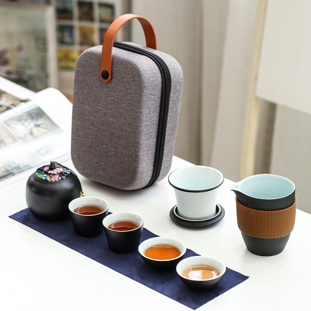 Ceramic Teapot Kettle Gaiwan Chinese Tea Cup for Pot Portable Set Drinkware