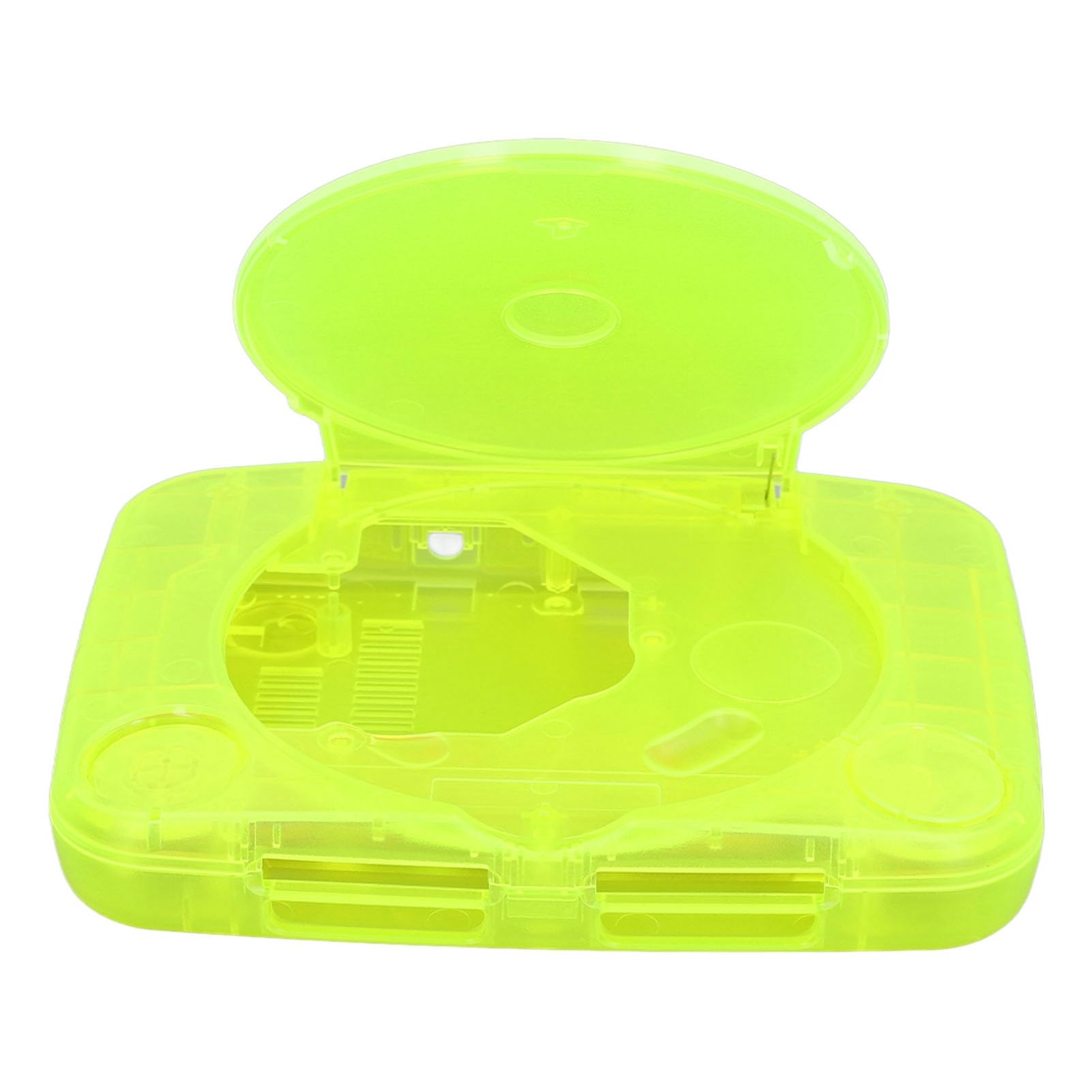 Guscio di ricambio traslucido per , custodia di ricambio per console, custodia in plastica ABS stile retrò con kit completo, compatibile con SCPH 001 SCPH 101 SCPH 102 SCPH 103 (Verde trasparente)